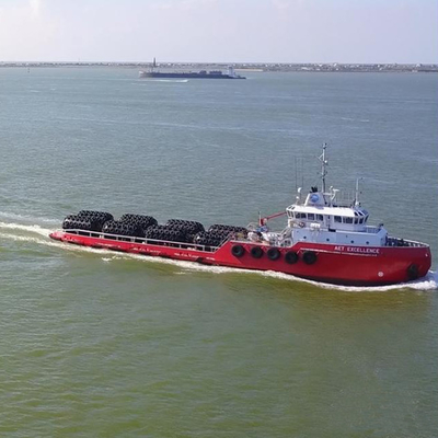 ISO17357 Standart Yokohama Deniz Kauçuk Çamurluklar 50kPa Dock 3.3*6.5M