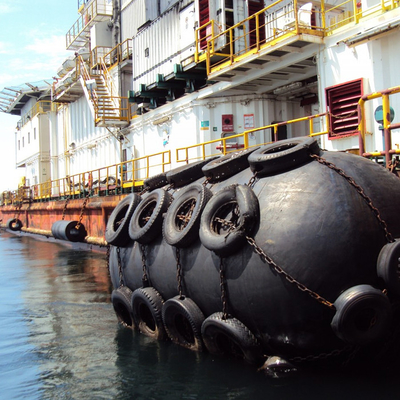 STS Dock Floating için Anti Patlama Yokohama Kauçuk Çamurluk