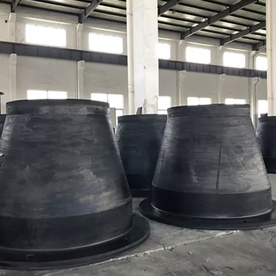 PIANC2002 Tekne Dock Tamponu İçin Özelleştirilmiş Konik Koni Kauçuk Çamurluklar Siyah Renk