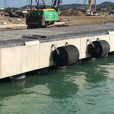 Gemiler için Doğal Kauçuk Silindirik Çamurluklar Tekne İskelesi Tamponları