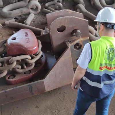 Rıhtım Teknesi için PIANC Standart Demirleme Direkleri Dökme Çelik 30 Ton