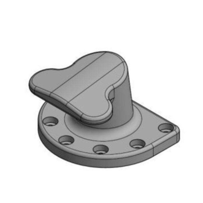 Rıhtım Rıhtımı Tee Head Bollard Mooring Marine Dökme Demir Qt450