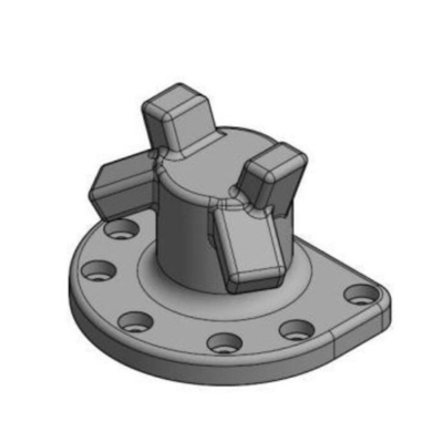 Rıhtım Rıhtımı Tee Head Bollard Mooring Marine Dökme Demir Qt450