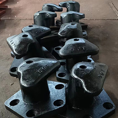 Rıhtım Rıhtımı Tee Head Bollard Mooring Marine Dökme Demir Qt450