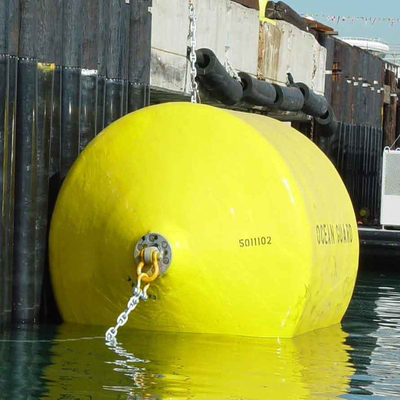 Rıhtım Koruması İçin Poliüretan Tekne Köpük Çamurluk Silindirik Dia 1200mm * 2000mm