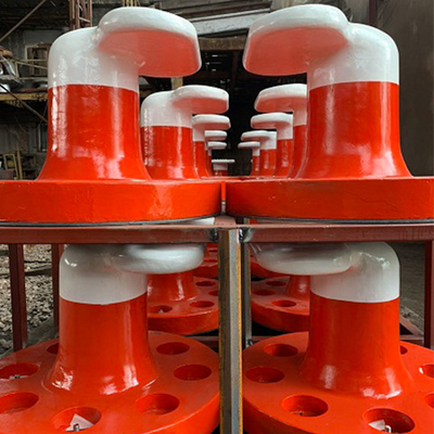 Güçlü Görevli Kayside Mooring Bollards Güçlü Dayanıklı Güvenli Dock Mooring için Yüksek Güç