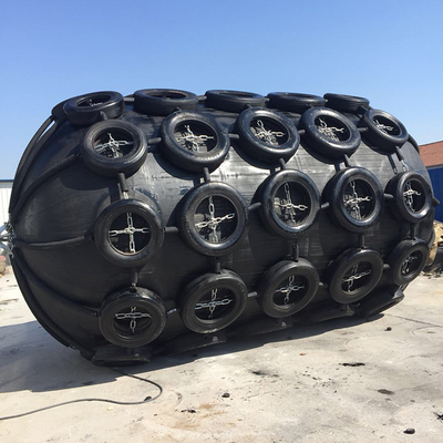 Deniz Gemisi 50kPa Pneumatik Lastik Fender Pneumatik Lastik ve Zincirlerle Doku Gemiyi Koruyun
