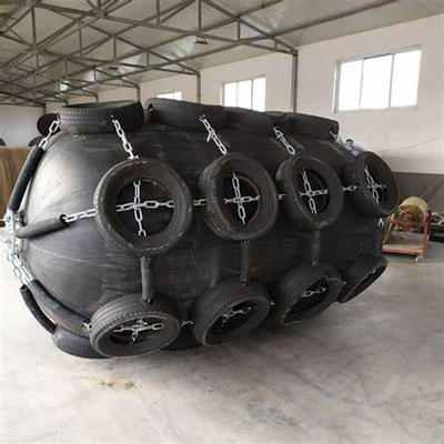 Deniz Gemisi 50kPa Pneumatik Lastik Fender Pneumatik Lastik ve Zincirlerle Doku Gemiyi Koruyun