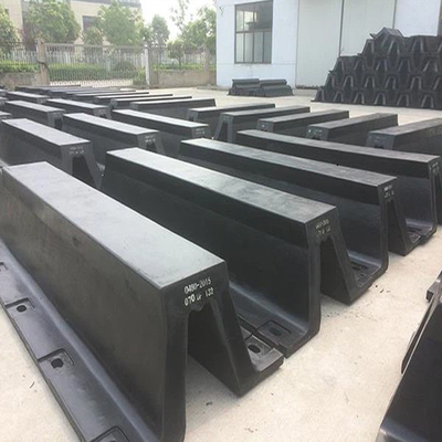 V 3500mm Dock Kauçuk Fender Kalıp Kauçuk Tamponlar Tekne Yüzen