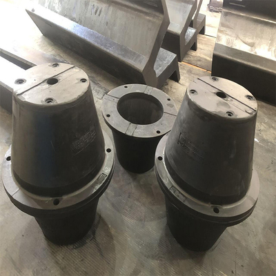 500mm Yükseklikli Konik Kauçuk Fenderler Tekne Büyük konteyner gemileri