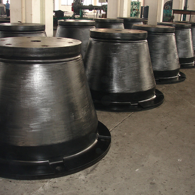Pnömatik Konik Kauçuk Fenders Yüksek Çarpışma Absorpsiyonu