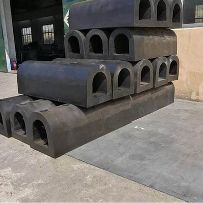 Anti korozyon üstün D Tipi Fenders Yığın Koruyucuları Rıhtım Duvar Fenders Kauçuk Fender