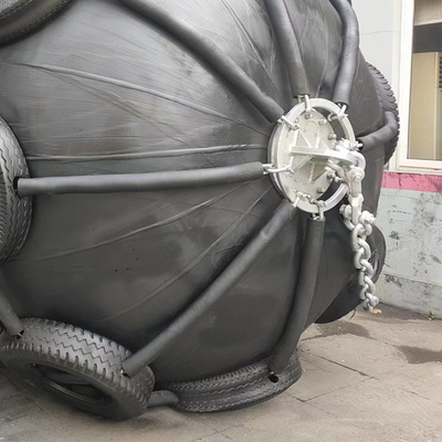 D1000 L1500 Deniz Pnömatik Kauçuk Fender Pontoon Boyu Şişme