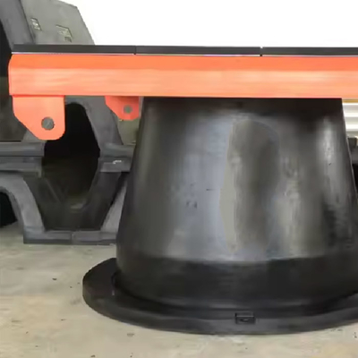 Dok Gemi Koruması Yüksek Çarpışma Direnci Uzun ömürlü Konik Kauçuk Fenders
