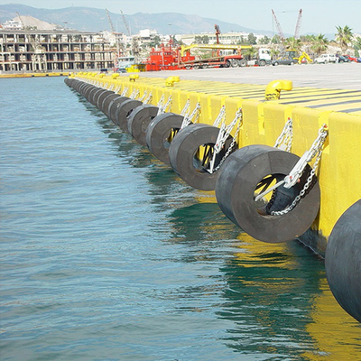 Marine Dock Silindrik Kauçuk Fenders Bumper PIANC2002