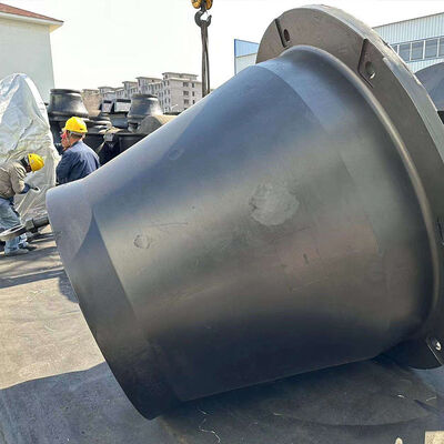 Deniz iskeletleri için yüksek enerji emici, istikrarlı açısal performans ve eşit olarak dağıtılmış kuvvetli konik kauçuk fenderleri